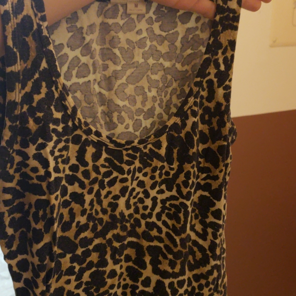 Cheetah Print Maxi Dress